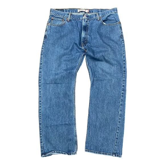 LEVI’S 505 Straight Fit Jeans 40 x 30 Medium Wash Classic Denim - Picture 1 of 10